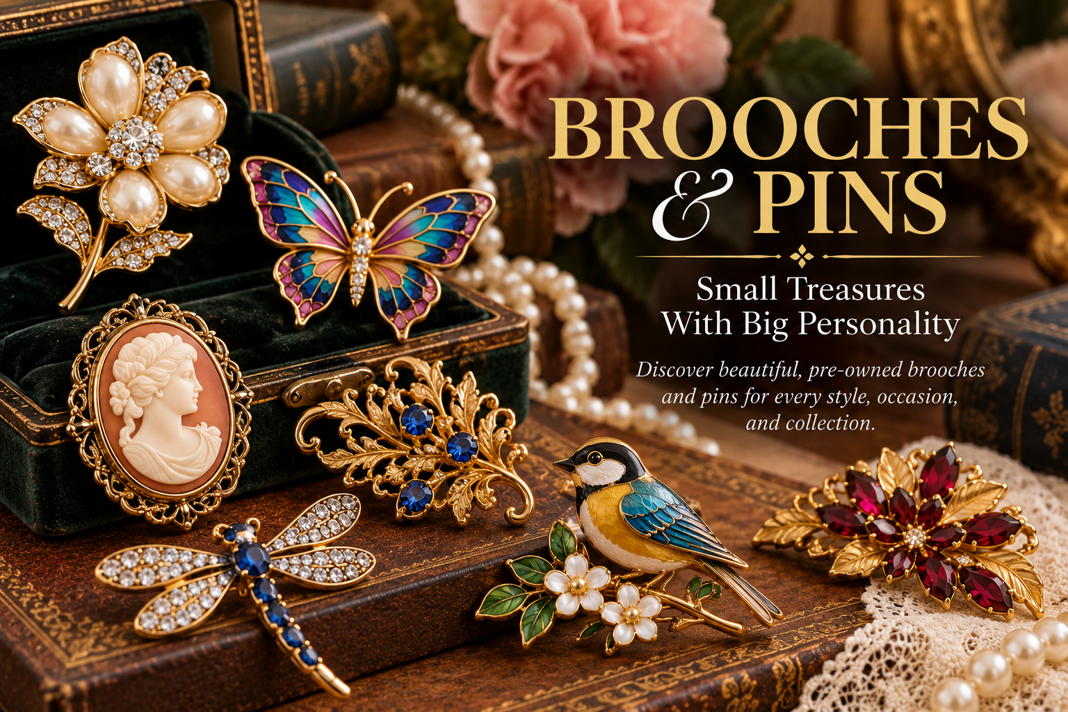 Brooches & Pins: Small Treasures With Big Personality