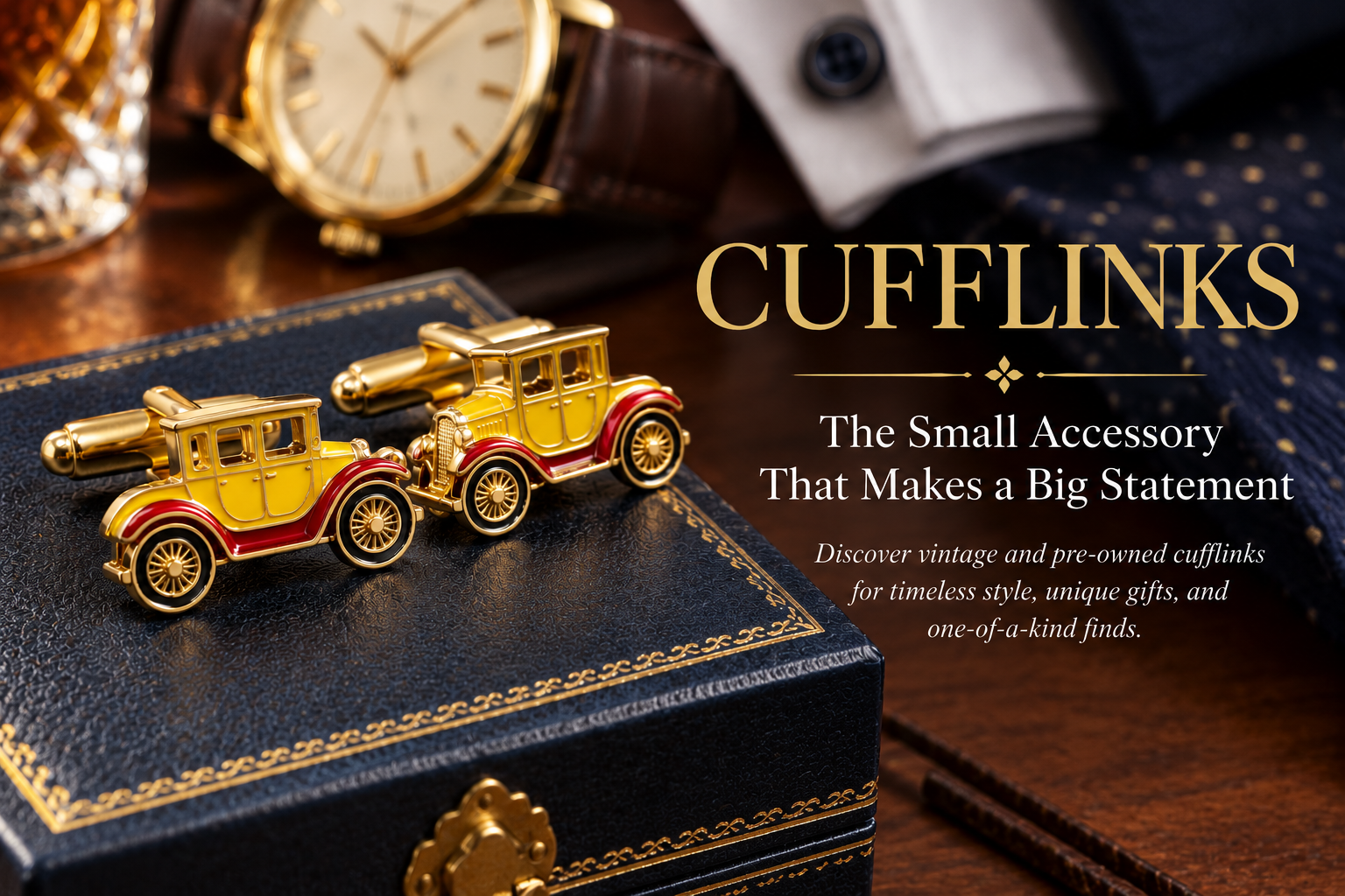 Cufflinks: The Small Accessory That Makes a Big Statement